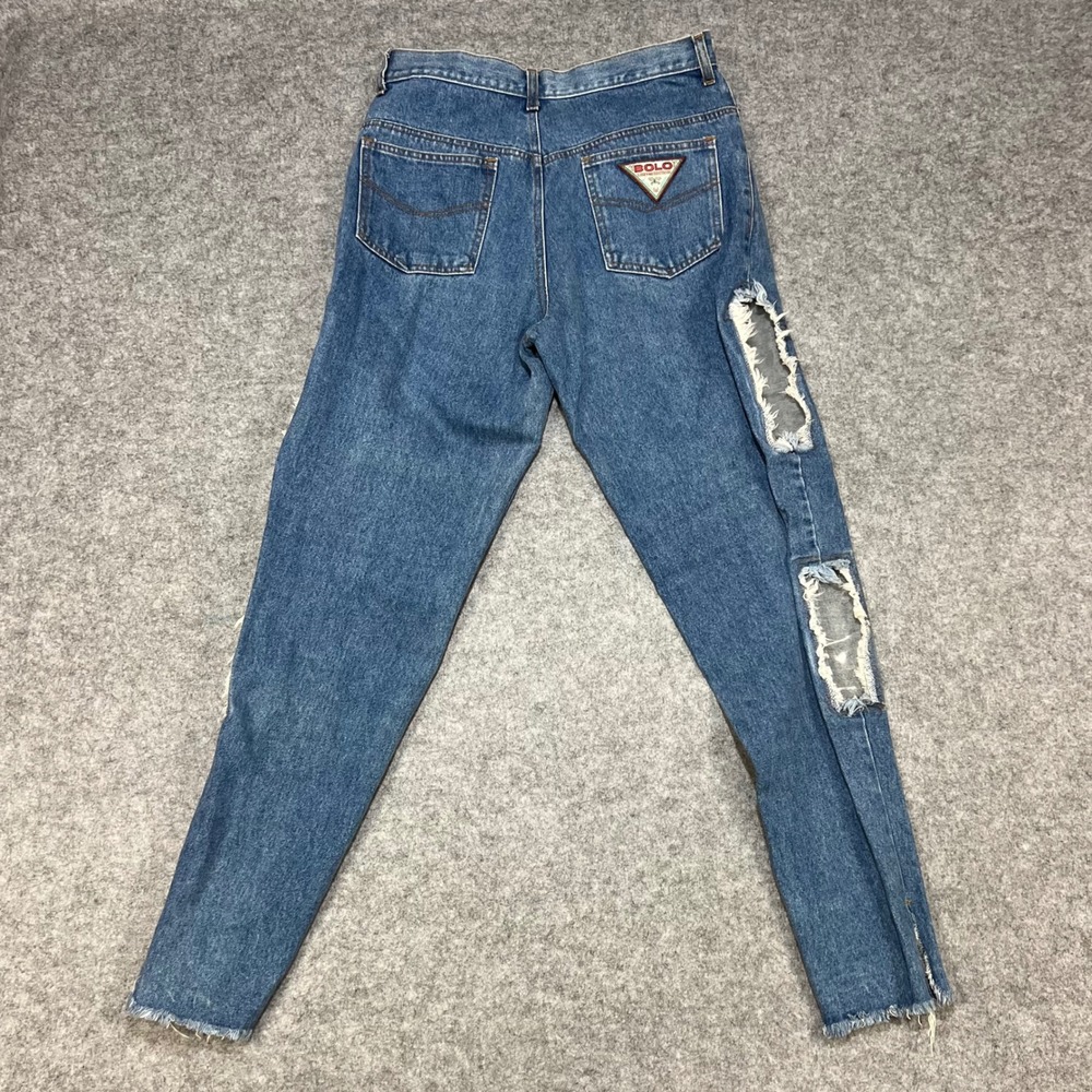 BOLO Limited Edition Window Denim Jeans Women's Size Medium Blue - Picture 3 of 7